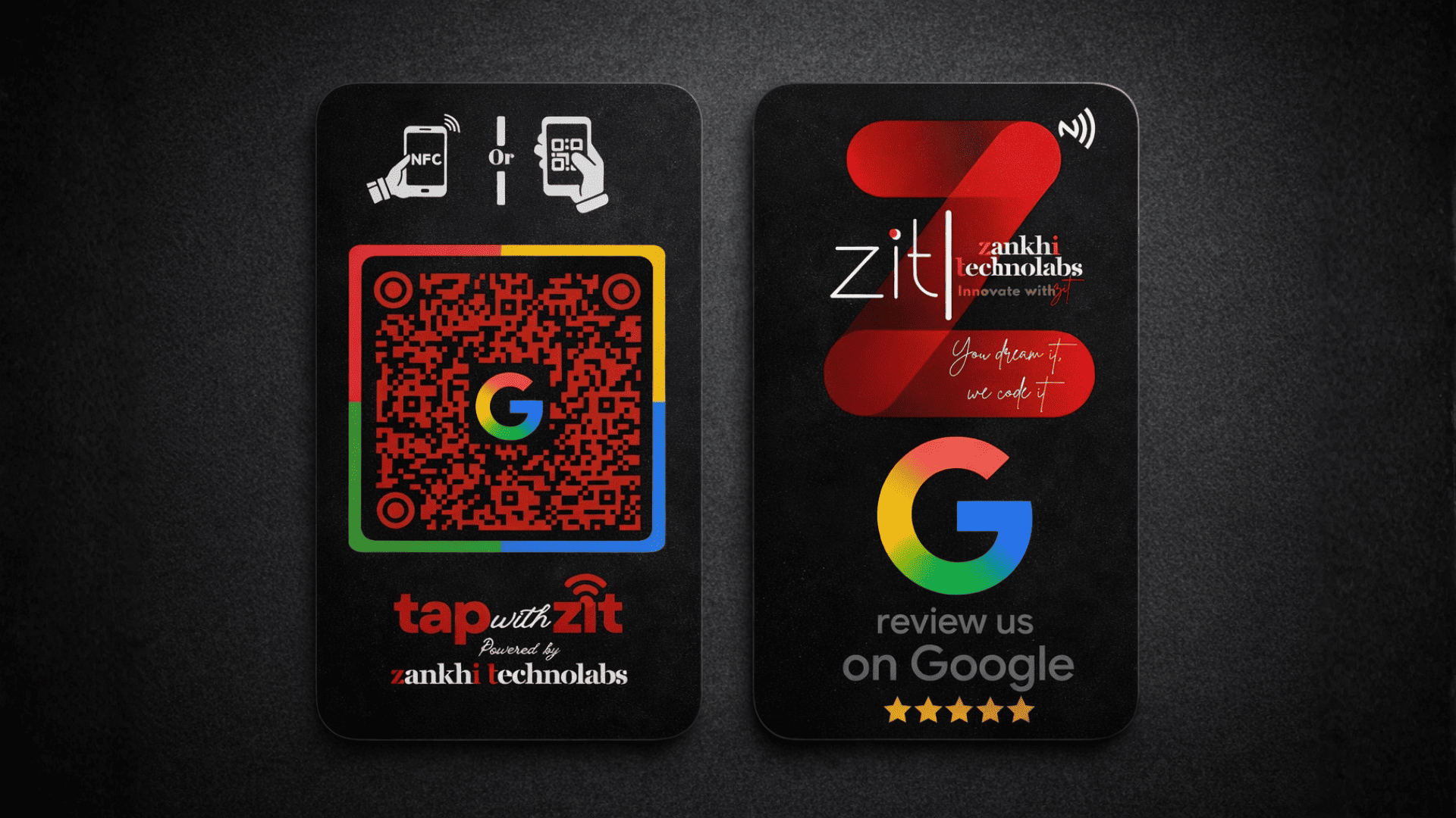 NFC Google Review Card – Tap to Review